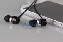 Freeshipping Super bass clear voice earphone Metal Ear Headphones Mobile Computer MP3 Universal 3 5MM headphone