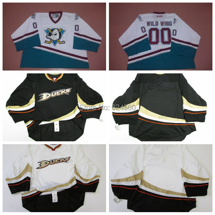 Custom Anaheim Mighty Ducks Goalie Cut Jerseys Hockey Stitch Sewn Customize Any Name And Number Swen On Mixer order
