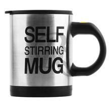 1Pcs Automatic Coffee Tea Cup Plain Mixing  Lazy Self Strring Mug Button Pressing
