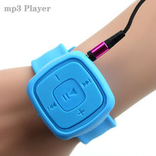 Hot Sell Gift Sport Mini watches Mp3 Player Portable Music Player With Micro TF Card Slot (MP3 ONLY) Can Use As USB Flash Dish