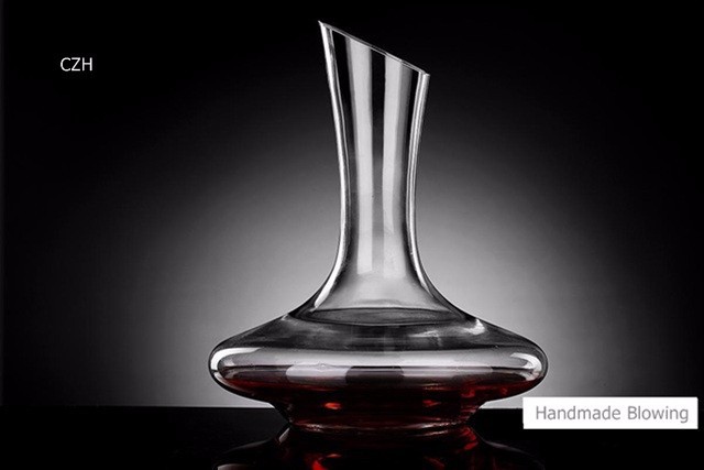 Description Picture 6 of itemHandmade 1500ML Crystal Glass Wine Decanter Aerator Decorative Drinking Flask Barware Tool Dinnerware Ornament Accessories Craft