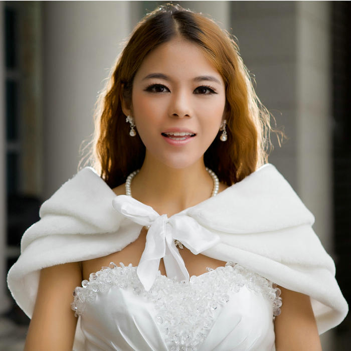 a shawl for a wedding dress