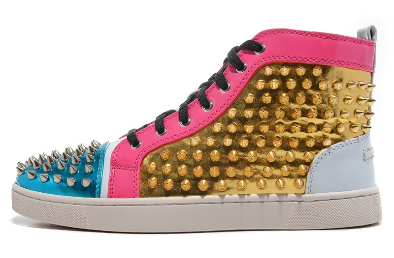 New Women\u0026#39;s Skateboarding Shoes Women sneakers With Spikes High ...