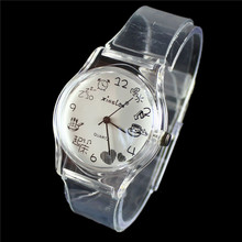 2015 New XINSLON Casual Watches Transparent Band Image Chinese Characters Style Clock Hours Women s Watches
