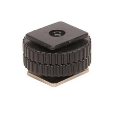 Hot Shoe Mount Adapter to 1/4 Thread for Studio Light Stand Tripod Free Shipping