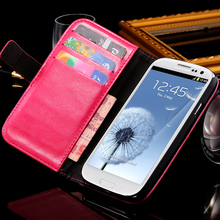 Vintage Leather Flip Case For Samsung GALAXY Grand Duos Neo I9060 I9082 Wallet Stand With Card