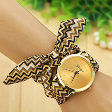 Relojes Mujer 2015 Fashion GENEVA Women’s Watches Fabric Strap Quartz Ladies Watch Wrist Watches Watched Montre Femme