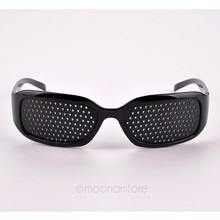 Vision Spectacles Eyesight Improve Pinhole Pin hole Eyes Training Exercise Glasses Eyewear 31MHM107 S5