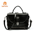 Loshaka Women Dual Use Crossbody Handbags Vintage Rivet Satchels bag Retro rock Casual Fashion 2017 New