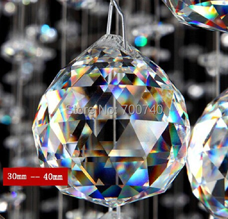 Гаджет  FREE  SHIPPING-- AAA Top Quality 30mm Clear Crystal Ball Prism Garland Wedding Pendant Suncatcher None Свет и освещение