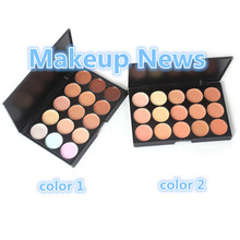 1 PCS Professional 15 Color Camouflage Facial Concealer Palettes Neutral Makeup Eyeshadow Cosmetic Drop Shipping