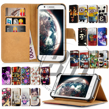 For Lenovo A536 5″Universal High Quality  Flora Flip Wallet leather Holder Cell Phones Case Cover