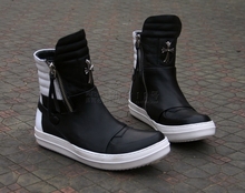 big size 37 50 Handmade Genuine Leather autumn boots plus size Cowhide fashion sneaker men boots