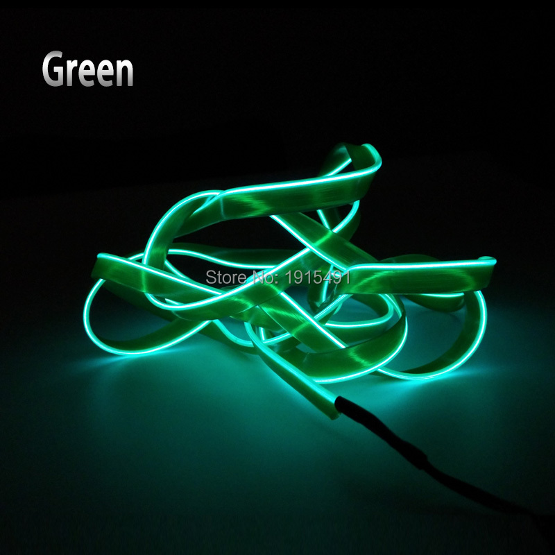 EL Wire lights 6mm Sewing Edge Neon Light Dance Party Car Decor Light Neon Flexible EL Wire Rope Tube LED Strip With 5V USB Plug EL Wire lights 6mm Sewing Edge Neon Light Dance Party Car Decor Light Neon Flexible EL Wire Rope Tube LED Strip With 5V USB Plug