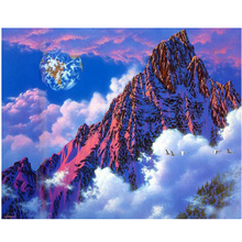2016 mountain New 5D Diy rhinestones Diamond Painting Cross Stitch full Square drill resin mosaic Diamond Embroidery Needlework