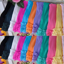 Toddler Kids Girl Lacing Velvet Tights Capri Pants Pantyhose Skinny Trousers