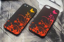 New Classic Butterfly Gradient Hard Plastic Back Cover Case for iphone 4 4S
