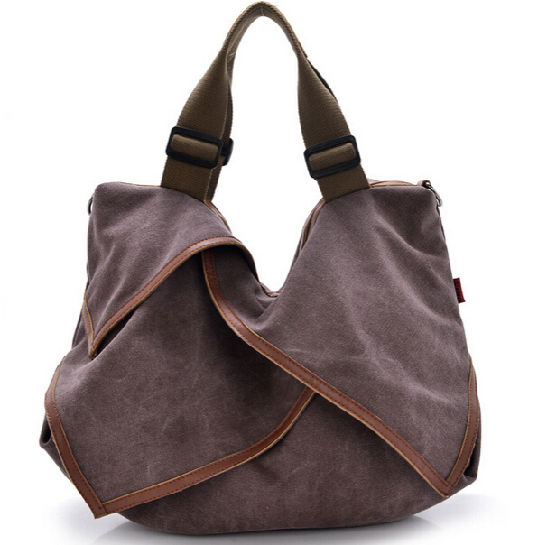 marca Women ' s Casual bolso de la lona sólido chica española de ... marca Women ' s Casual bolso de la lona sólido chica española de ...