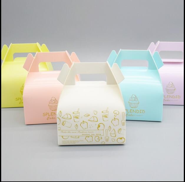 window boxes kraft cardboard gift box packaging,single cupcake