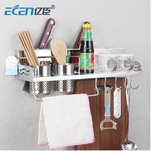 free shipping 2015 hot sale stainless kitchen holder steel storage rack multifunctional holder kitchen accessories 50CM 2CUP