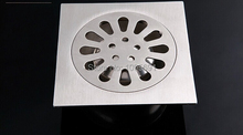 Free shipping advanced 3 inch 100mm*100mm stainless steel floor drain
