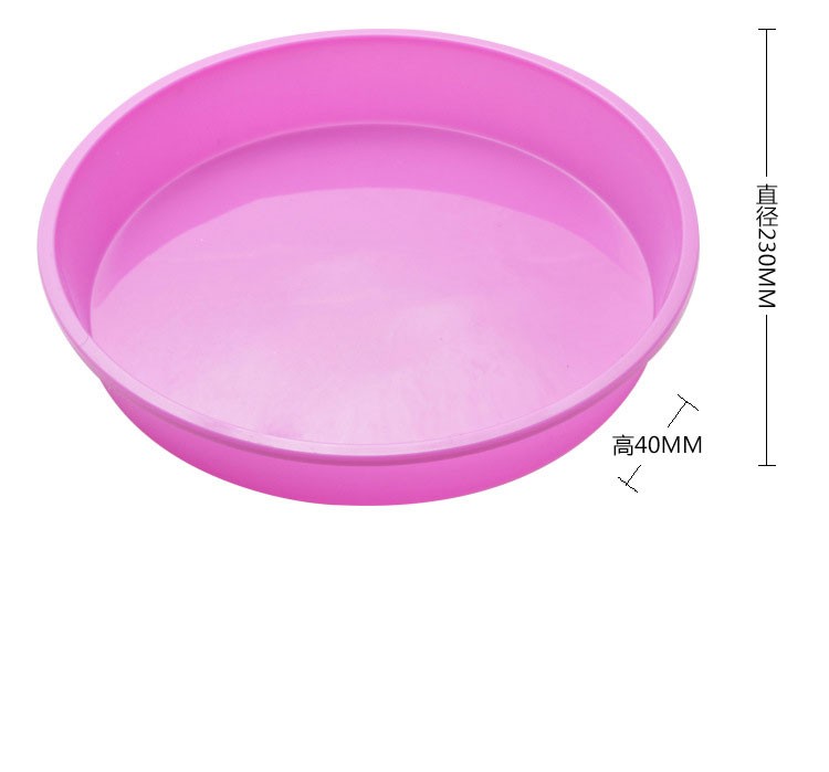Easy Cleaning Silicone Round Cake Pan High Temperature Resistance Kitchen Baking Pastry Mold Bakeware