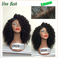 Best 150 density Human hair full lace wig curly Glueless with adjustable straps full lace brazilian