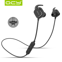 QCY QY12 Wireless Sport Bluetooth 4.1 Stereo Headset Ear Buds Earphones Magnetic switch Earphone with mic for iphone xiaomi