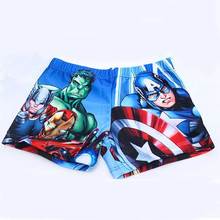 2016 Summer Children s kids swimming trunks Character Captain athletic shorts short pants boys de bain