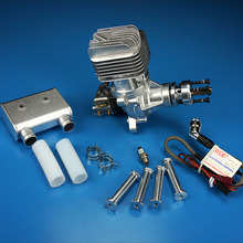Free shipping DLE55RA model aircraft model gasoline engine 55CC engine For RC helicopter/fixed wing hobby