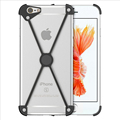SHOWKOO X Shape Case Aluminum Bumper for iPhone 5s 5 SE 6 6S Plus 7 7