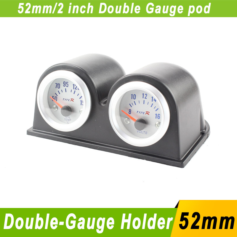 Buy Universal Double Dual Gauge Pod 52mm Hole Cup Car
