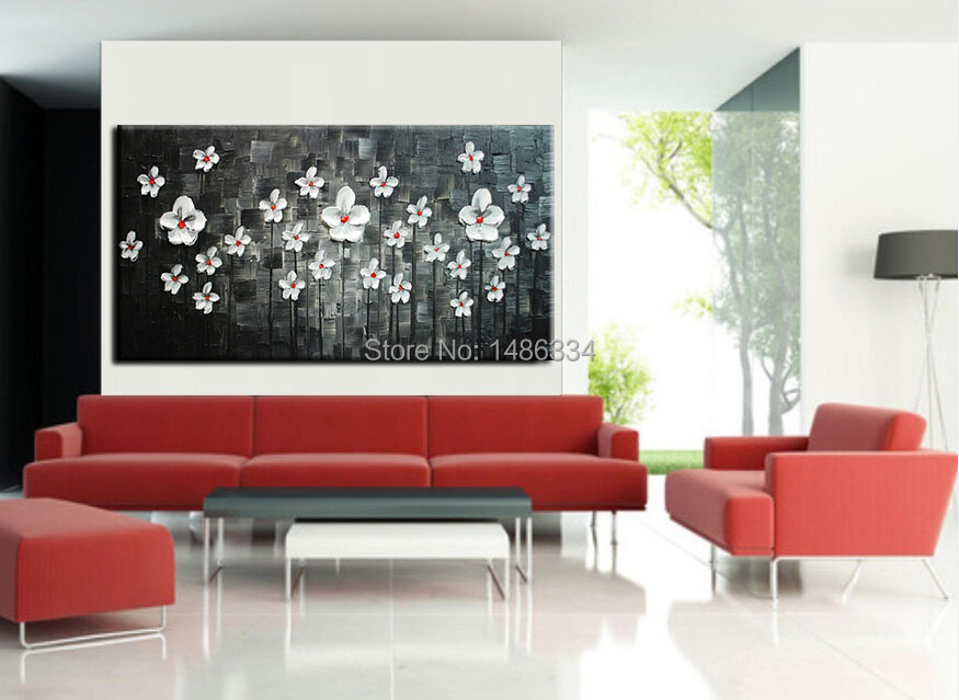 Muur schilderijen woonkamer: accentmuur schilderen tips kleuren ... Modern woonkamer schilderij