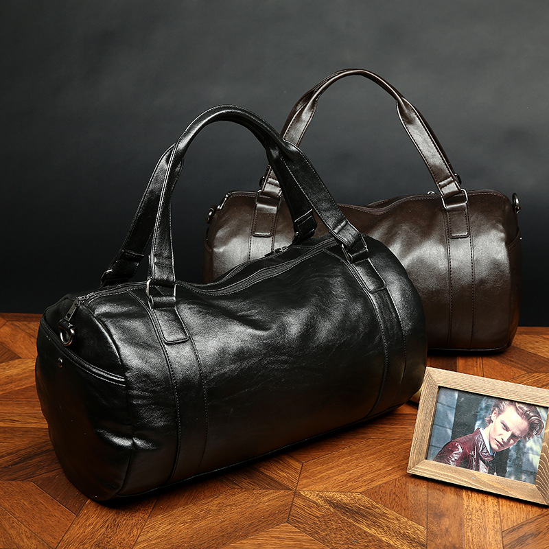 PU GYM Bag New Men Gym bags travel fashion handbags tour tote shoulder bags Sports big