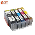 5pcs set for Canon PGI 470xl CLI 471xl compatible ink cartridge for Canon PIXMA MG5740 MG6840