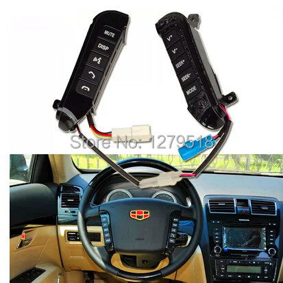 10  button for Geely Emgrand EC8 Steering wheel Cruise control bluetooth keys audio control switch button for Geely Emgrand EC8