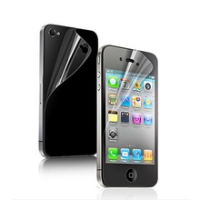 Free Shipping Power Support Anti-Glare Screen Protector Film Set for APPLE iphone 4/ 4S