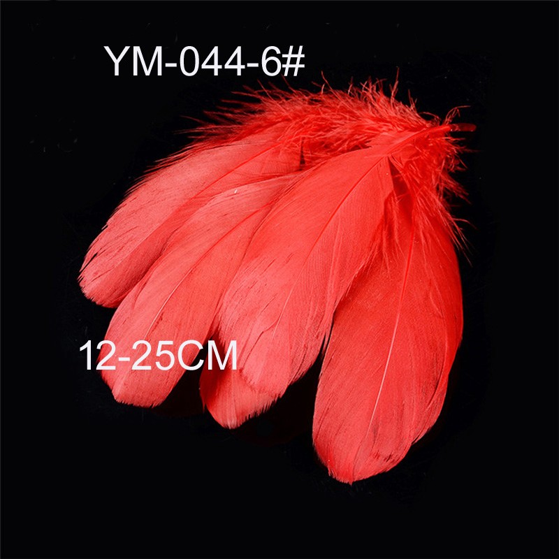 natural dyed duck feather plumage ym-044-6#
