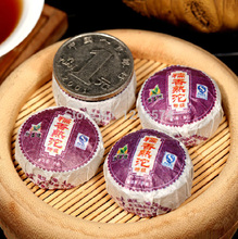 50pcs Spring Glutinous tea Rice Flavor Green Premium Compressed Mini Puer Tea Weight Loss Menghai Famous