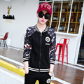 tracksuit for women 2016 autumn and winter women s plus size flower print jacket coat print