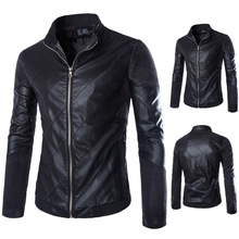 2015 Slim Fit Haulage MotorSexy Top Brand Designed Winter PU Leather Jacket Men Coats Casual Windbreaker M-5XL Y207