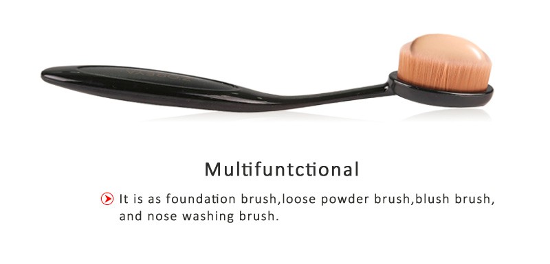 multifunctional foundation brush oval