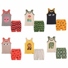 Vaenait baby Kids pajamas Short sleepwear Clothes “Summer Set”
