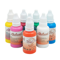 8 Color Set of Custom Body Art Airbrush Nail Paint 30ml Bottle
