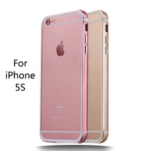 The First Metal Truncation Design to Reduce the loss of Signal Phone Frame Bumper Metal Silicon to Protect Phone for iPhone 5S