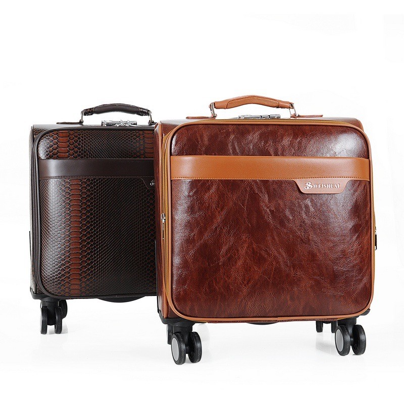 snakeskin luggage set