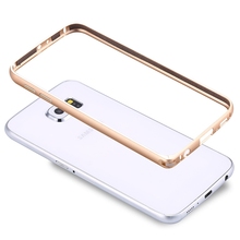 S6 Gold Luxury Aluminum Metal Frame Case For Samsung Galaxy S6 G9200 Slim Light Cool Shockproof