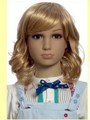 hairdressing head wigs stand Children s models wigs clothing props bald child wig girl Freeshipping M00433