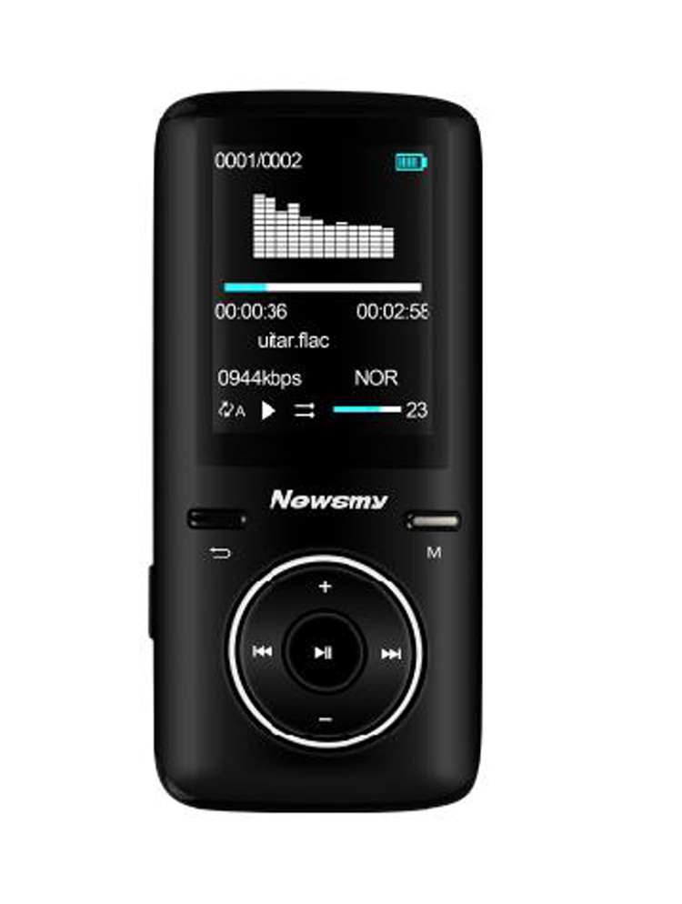 Newsmy A33 MP3     FM Mini     MP3 WMA WAV FLAC