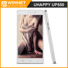 Original Uhappy UP550 MTK6582 Quad Core Smartphone Android 4 4 1GB RAM 16GB ROM 5 5